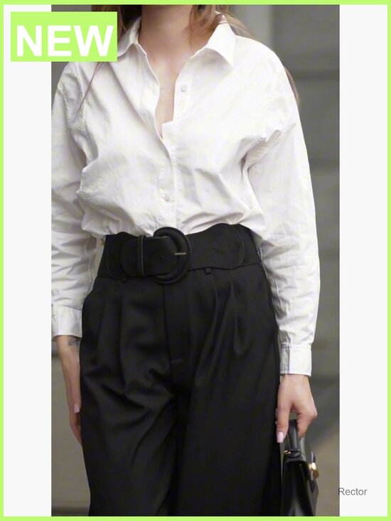 Stretchy Suede Elastic Wide Belt with Chunky Buckle S-XXL
